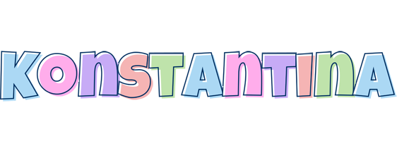 Konstantina pastel logo
