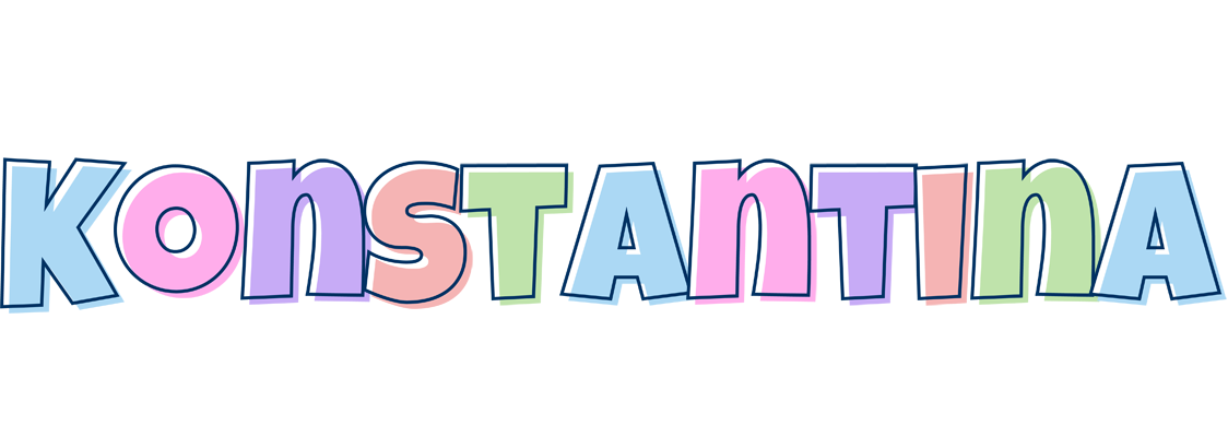 Konstantina pastel logo