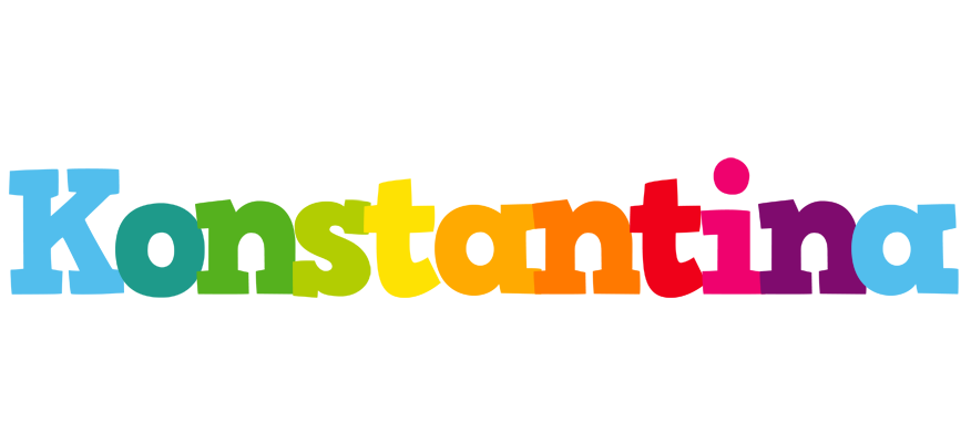Konstantina rainbows logo