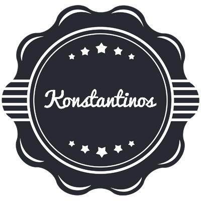 Konstantinos badge logo