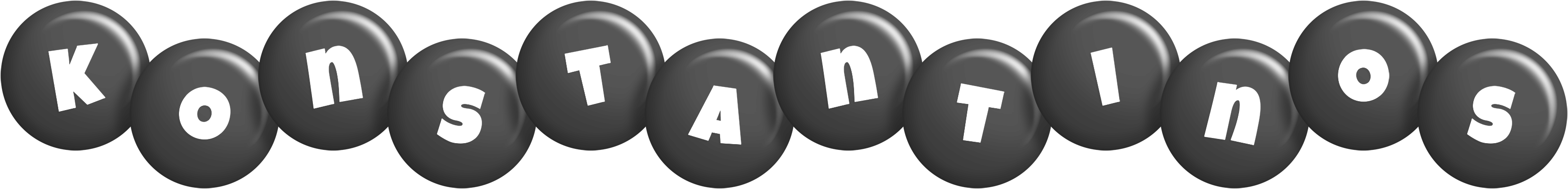 Konstantinos candy-black logo