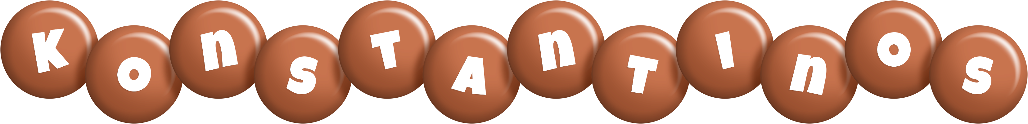 Konstantinos candy-brown logo