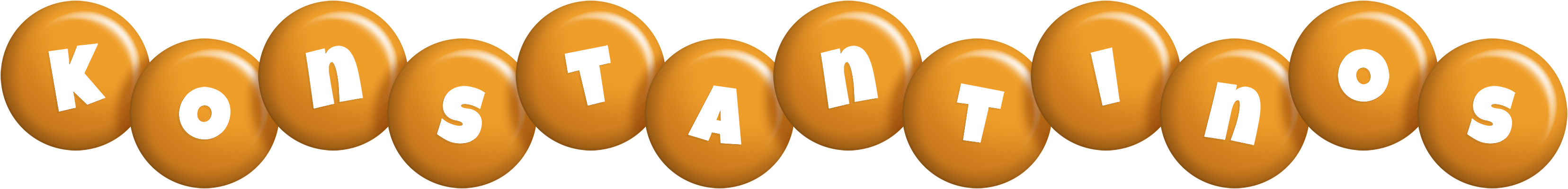 Konstantinos candy-orange logo