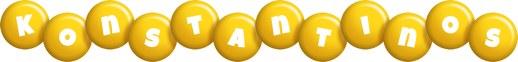 Konstantinos candy-yellow logo