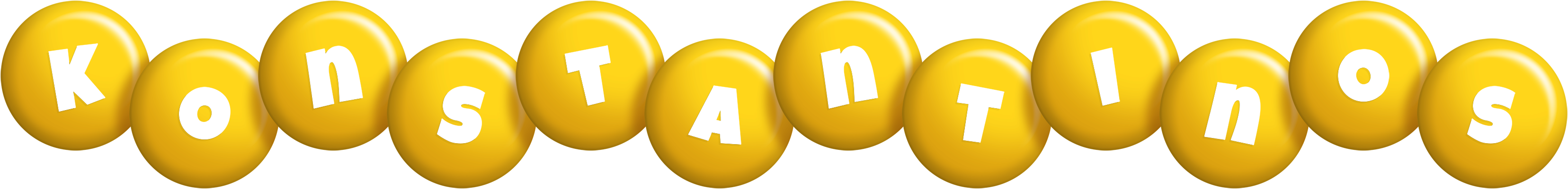 Konstantinos candy-yellow logo