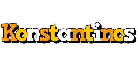 Konstantinos cartoon logo
