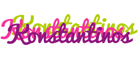 Konstantinos flowers logo