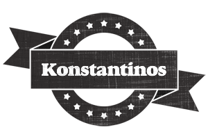 Konstantinos grunge logo