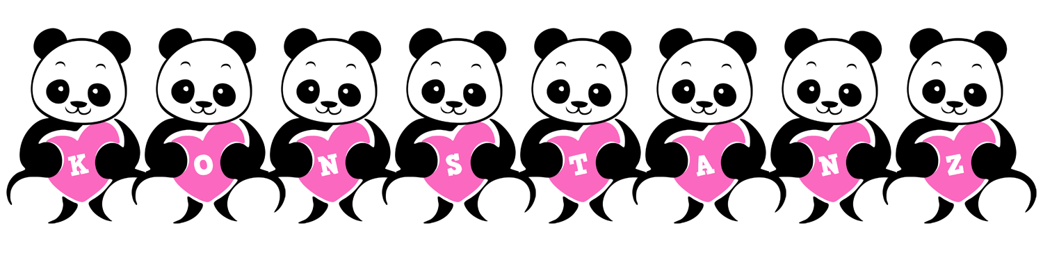 Konstanz love-panda logo