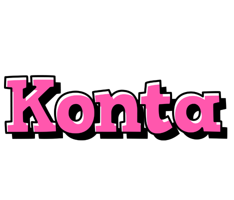 Konta girlish logo