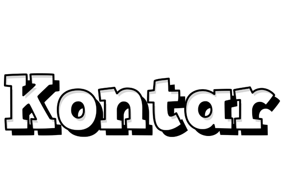 Kontar snowing logo