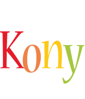 Kony birthday logo