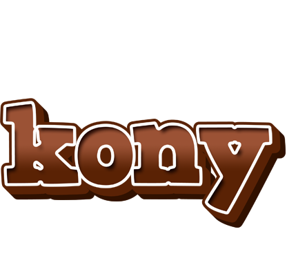 Kony brownie logo