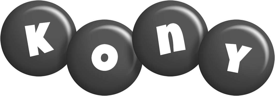 Kony candy-black logo
