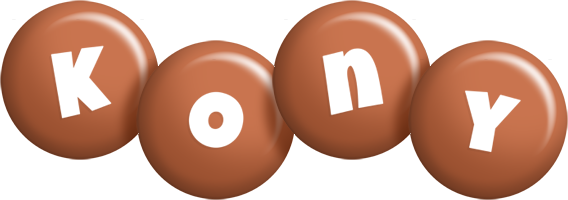Kony candy-brown logo