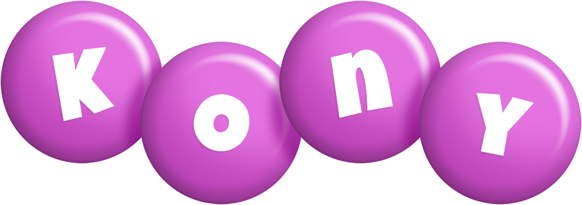 Kony candy-purple logo