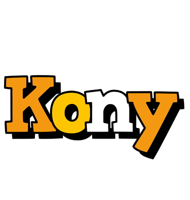 Kony cartoon logo