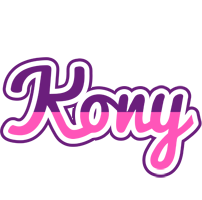 Kony cheerful logo