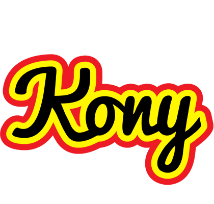 Kony flaming logo