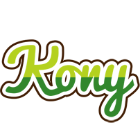 Kony golfing logo