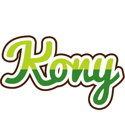 Kony golfing logo