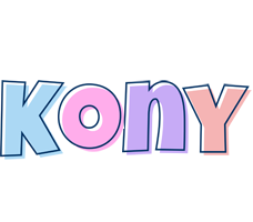 Kony pastel logo