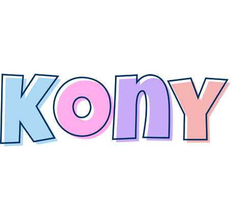 Kony pastel logo