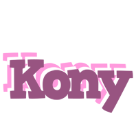 Kony relaxing logo