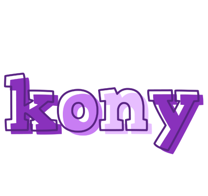 Kony sensual logo