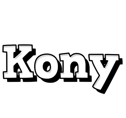 Kony snowing logo