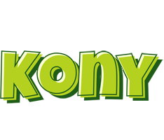Kony Logo Name Logo Generator Smoothie Summer Birthday Kiddo Colors Style