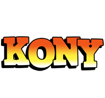 Kony sunset logo