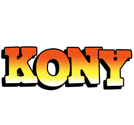 Kony sunset logo