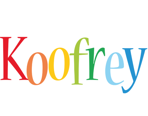 Koofrey birthday logo