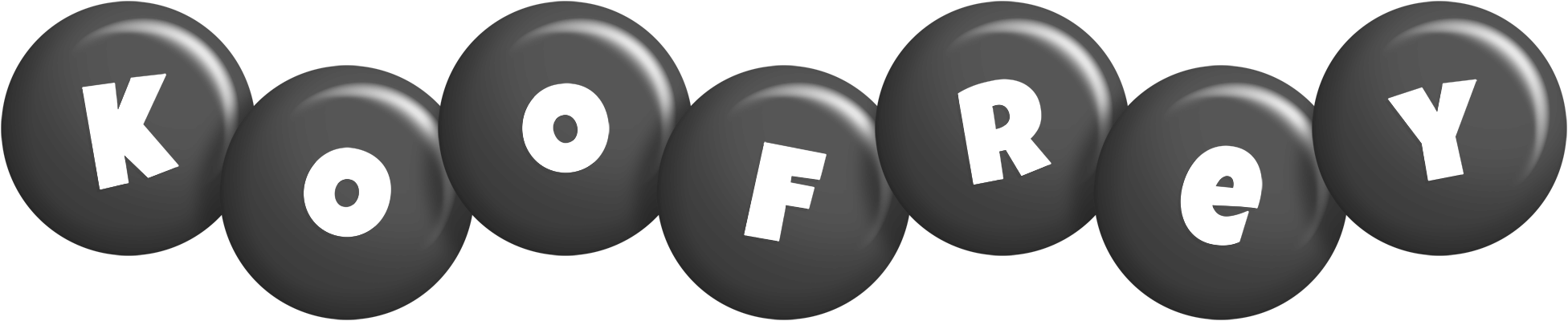 Koofrey candy-black logo
