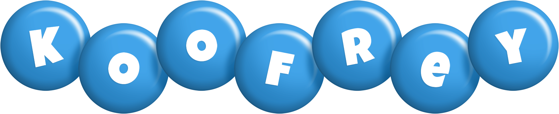 Koofrey candy-blue logo