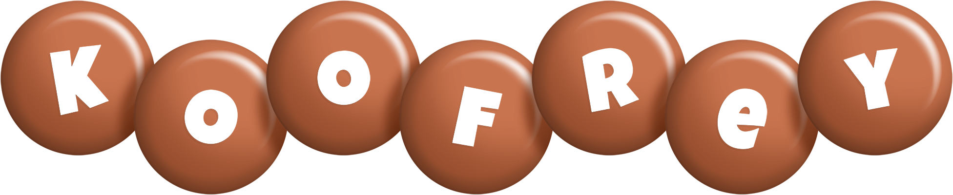 Koofrey candy-brown logo