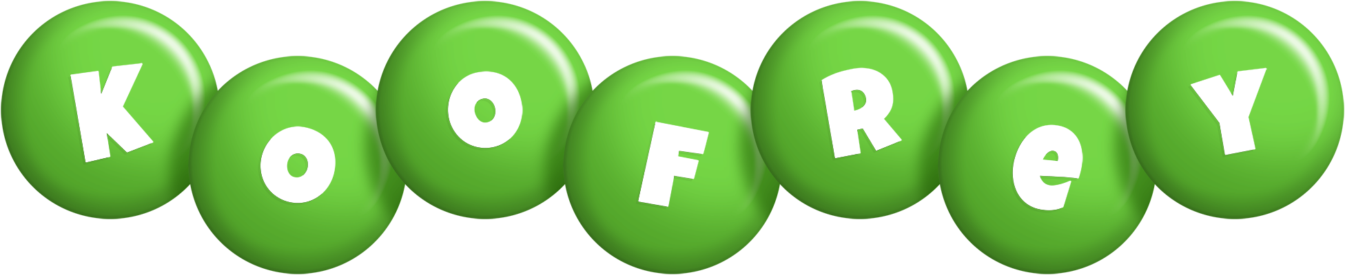 Koofrey candy-green logo