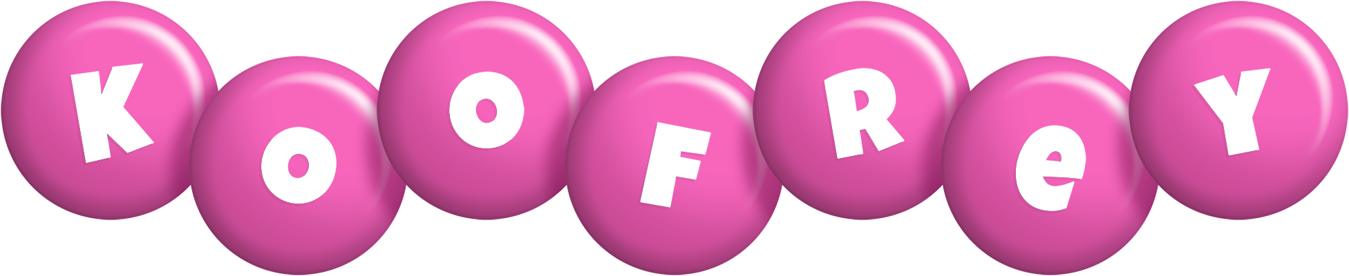 Koofrey candy-pink logo