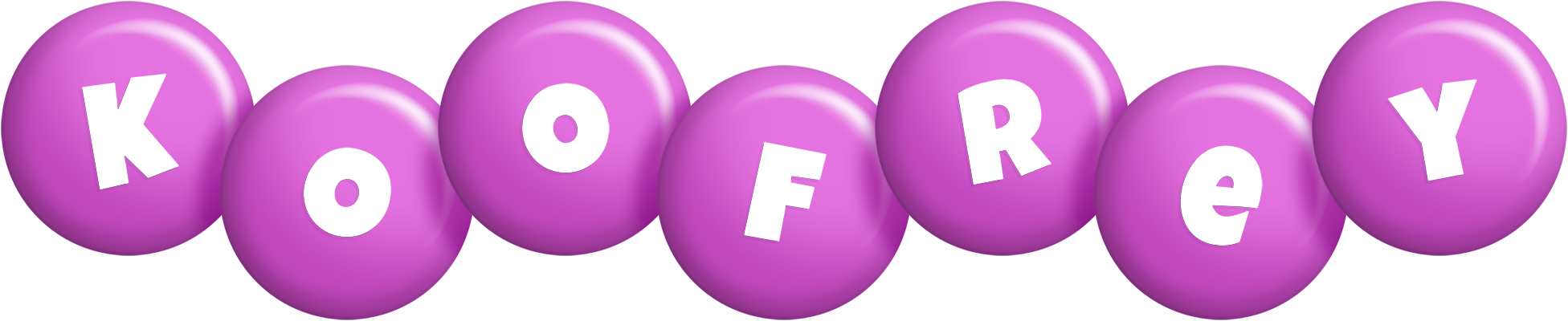 Koofrey candy-purple logo