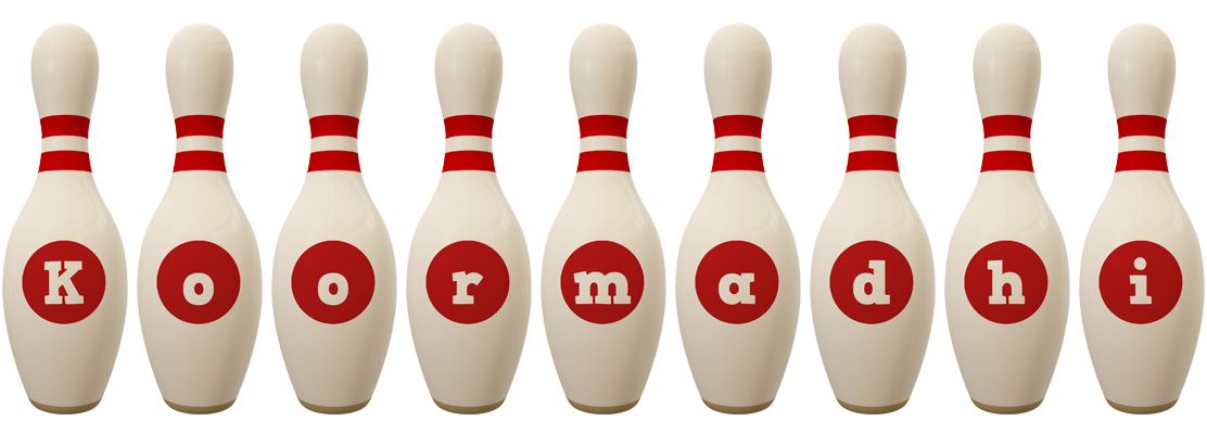 Koormadhi bowling-pin logo