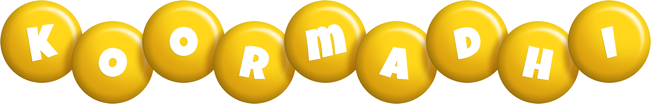 Koormadhi candy-yellow logo