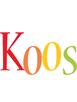 Koos birthday logo