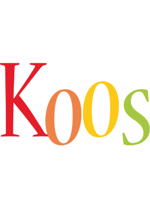 Koos birthday logo