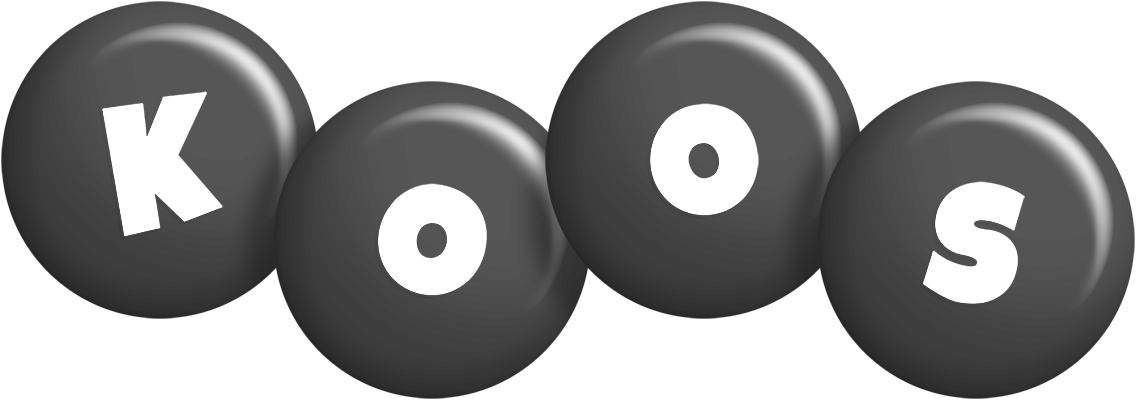 Koos candy-black logo