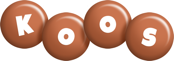 Koos candy-brown logo