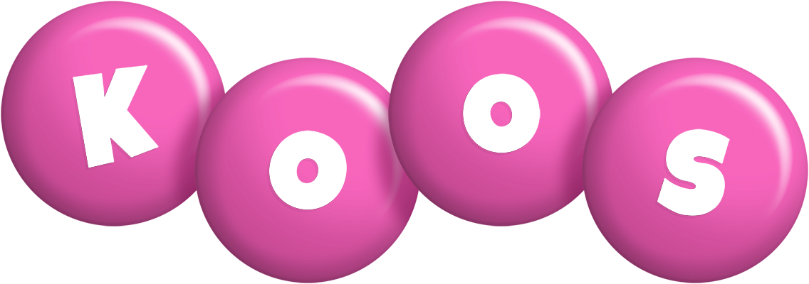Koos candy-pink logo