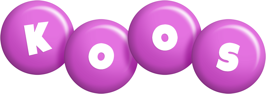 Koos candy-purple logo