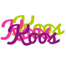 Koos flowers logo