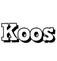 Koos snowing logo